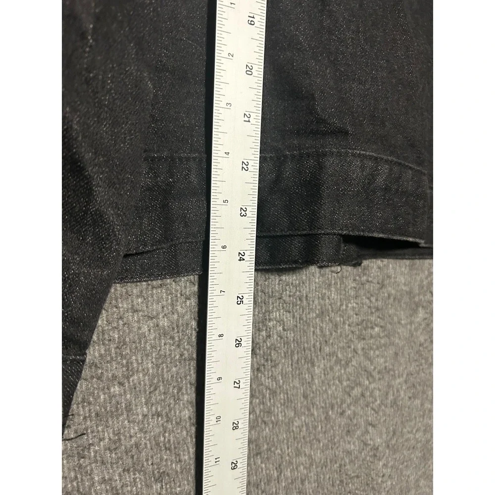Naked famous Black twisted yarn selvedge denim jacket mens medium